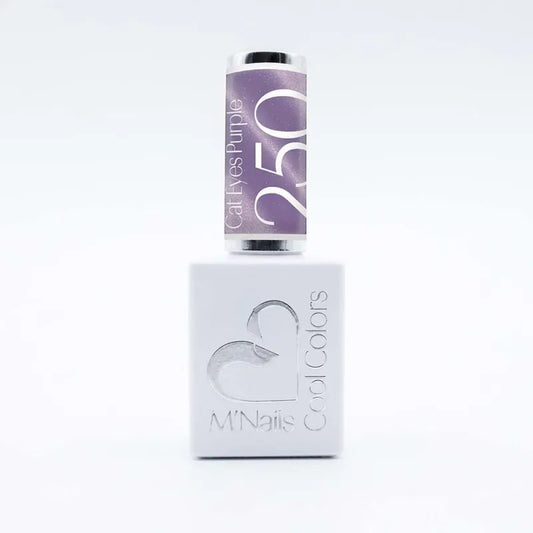 Cool colors 250 - Glass Cat Eyes - Purple