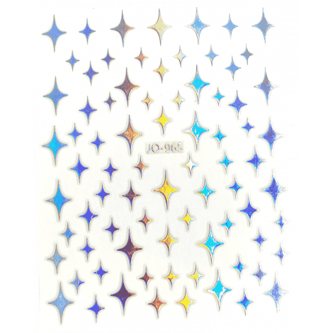 Stickers 15 - étoiles à 4 branches