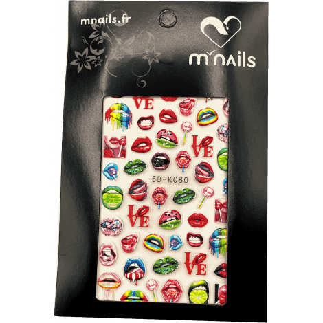 Stickers 42 - Lips colorés