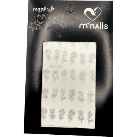 Stickers holographiques 25 - Roses