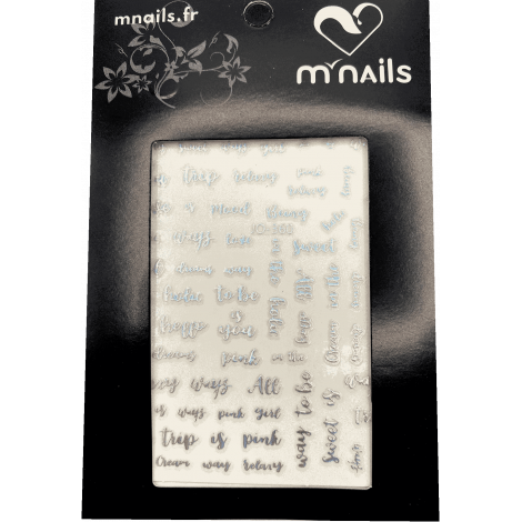 Stickers 19 - écritures