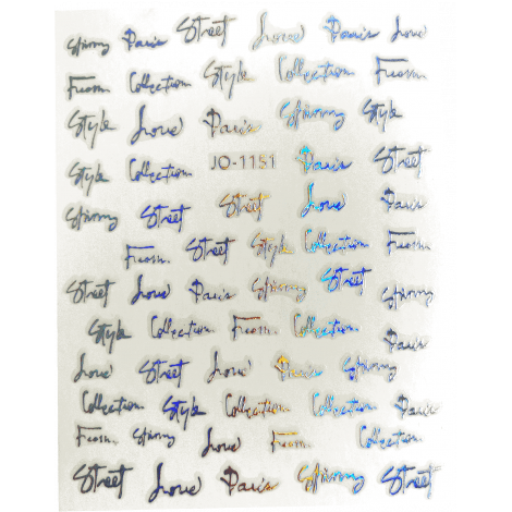 Stickers 18 - écritures