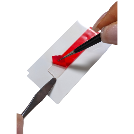 Bande adhésive pour supports nail art, boîtes Press On et Tip Box
