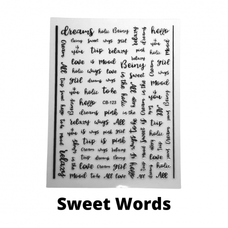 Stickers 46 - Sweet Words