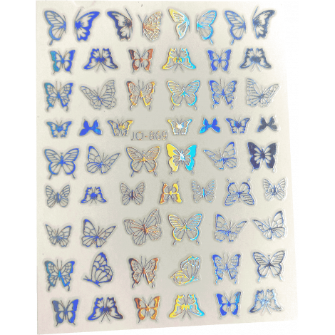 Stickers holographiques 34 - Papillons