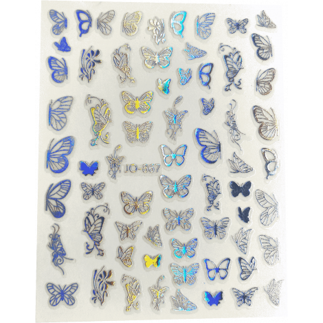 Stickers holographiques 37 - Papillons