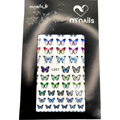 Stickers 38 - papillons colorés