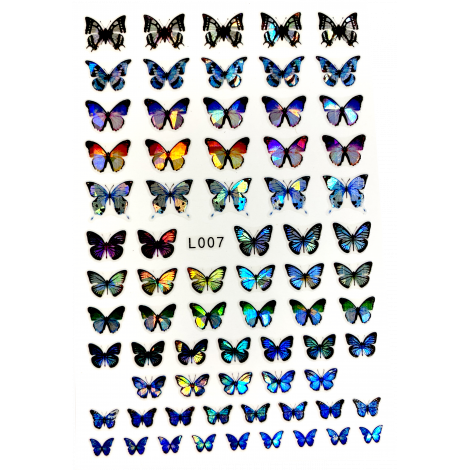 Stickers 38 - papillons colorés