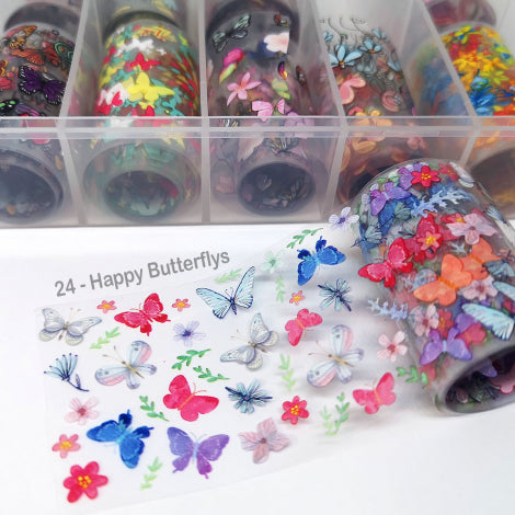 Foils 24 - Happy Butterflys