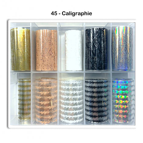 Foils 45 - Caligraphie