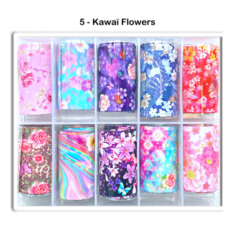 Foils 5 - Kawaï Flowers