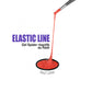 Elastic Line Red Glitter