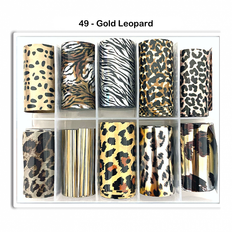 Foils 49 - Gold Leopard